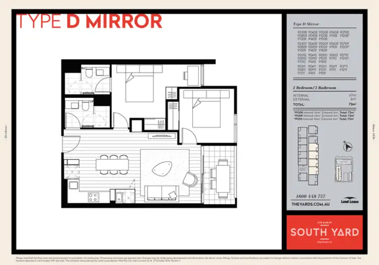 Floorplan of Homely apartment listing, 811/11 Carriage Street, Bowen Hills QLD 4006