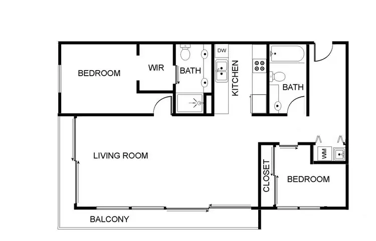 Floorplan of Homely apartment listing, ID:21161010/47 Nundah Street, Nundah QLD 4012