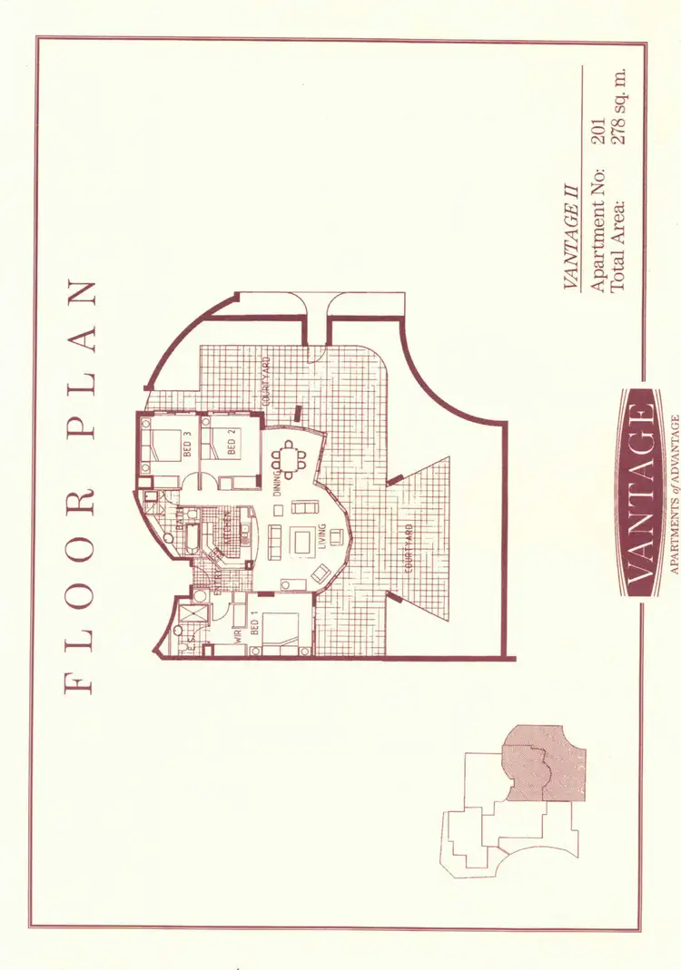 Floorplan of Homely unit listing, ID:21160615/19 Wicklow Street, Kangaroo Point QLD 4169