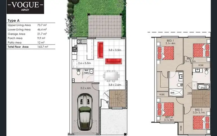 Floorplan of Homely townhouse listing, ID:21161266/702 Trouts Road, Aspley QLD 4034