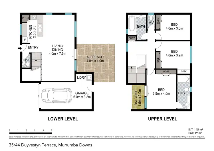 Floorplan of Homely townhouse listing, ID:21161665/44 Duyvestyn Terrace, Murrumba Downs QLD 4503