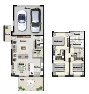 Floorplan of Homely townhouse listing, Address available on request