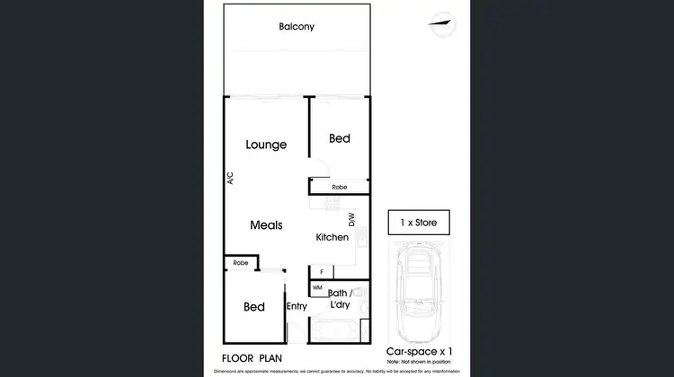 Floorplan of Homely apartment listing, 134/100 Plenty Road, Preston VIC 3072