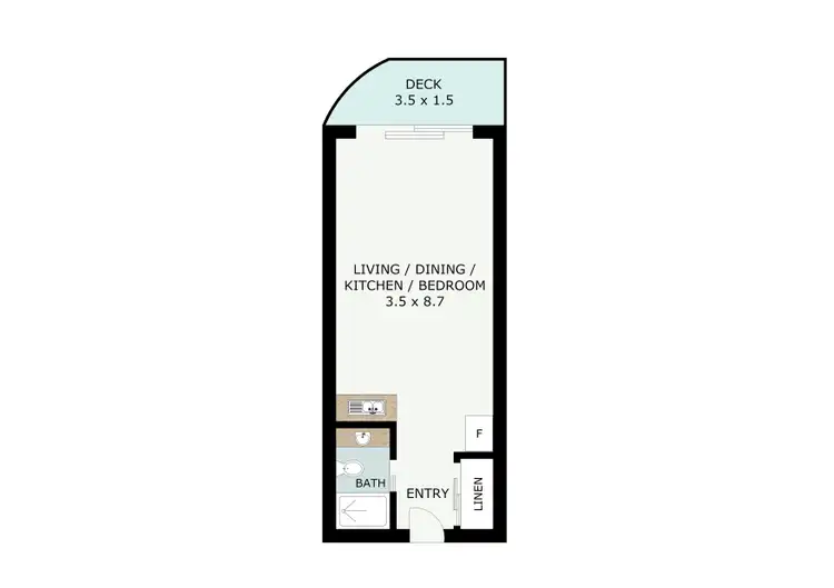 Floorplan of Homely unit listing, ID:21162349/4 Adelaide Street, Yeppoon QLD 4703