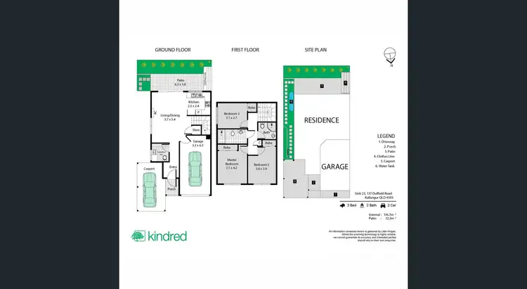Floorplan of Homely townhouse listing, Address available on request