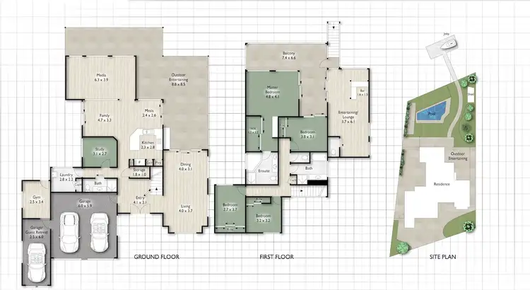 Floorplan of Homely house listing, 6 Martingale Court, Cleveland QLD 4163