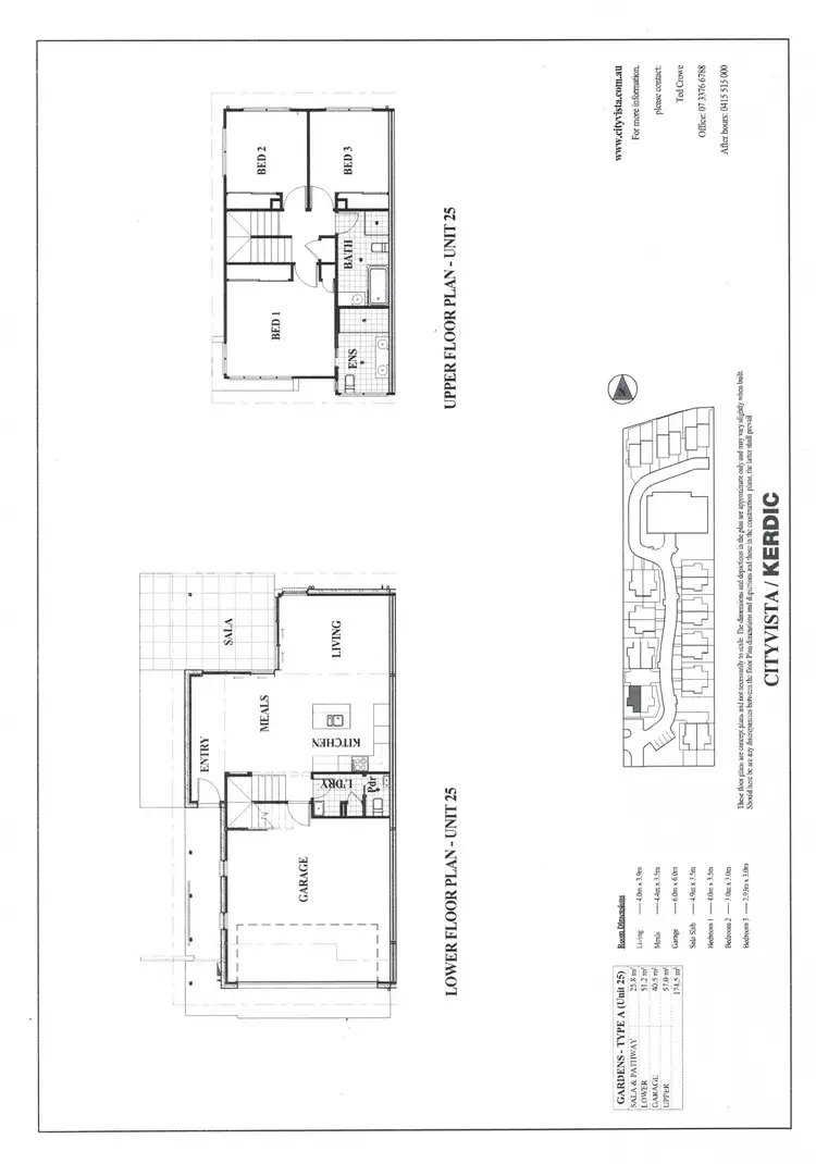 Floorplan of Homely townhouse listing, 25/70 Warringah Street, Everton Park QLD 4053