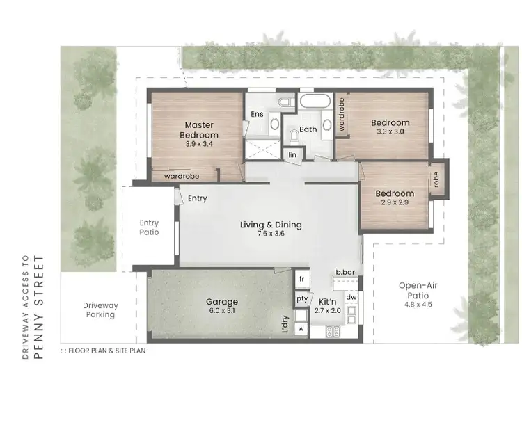 Floorplan of Homely townhouse listing, ID:21161550/11 Penny Street, Algester QLD 4115
