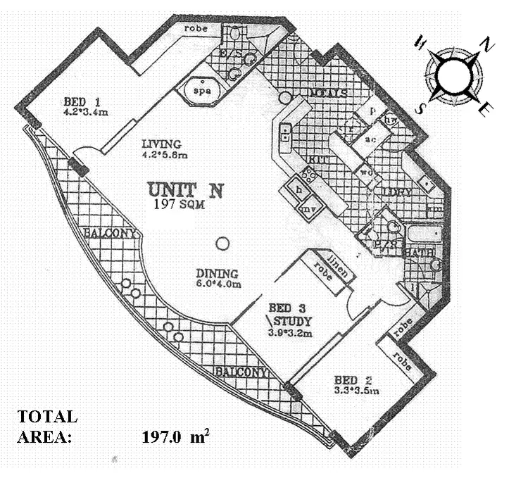 Floorplan of Homely apartment listing, L17/35 Howard Street, Brisbane City QLD 4000