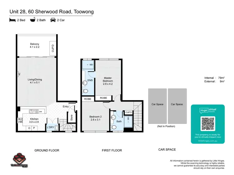 Floorplan of Homely apartment listing, 28/60 Sherwood Rd, Toowong QLD 4066