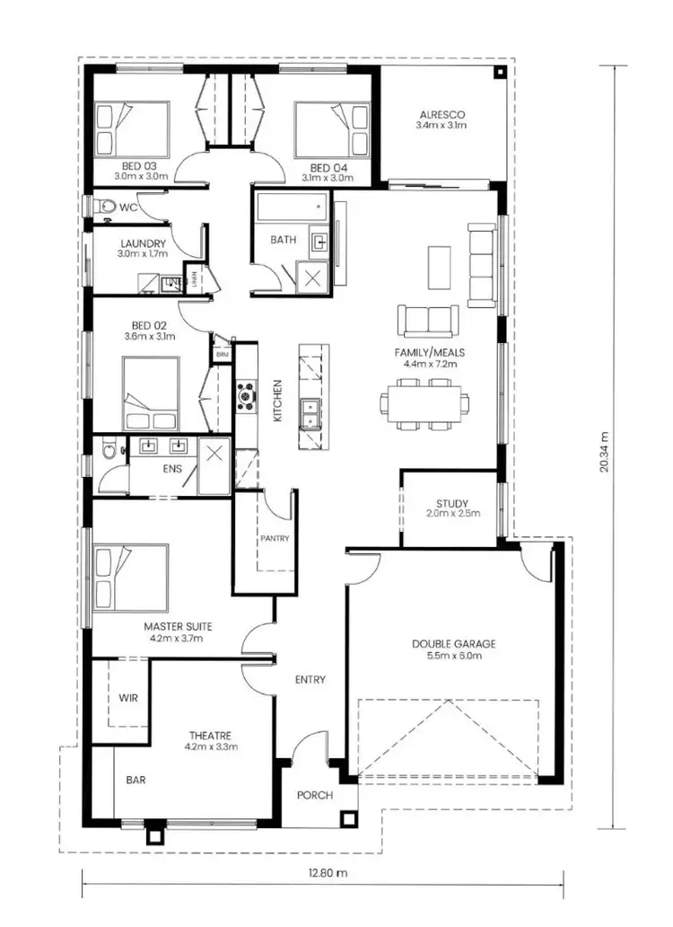Floorplan of Homely house listing, Address available on request
