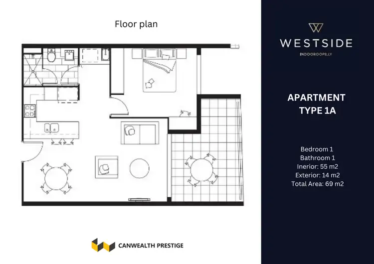 Floorplan of Homely apartment listing, ID:21163220/125 Station Road, Indooroopilly QLD 4068