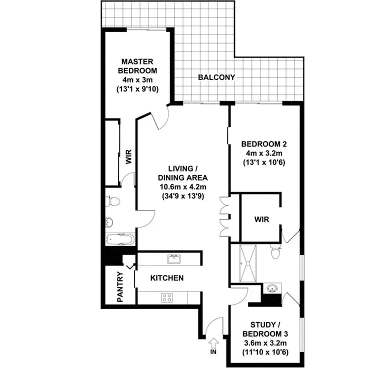 Floorplan of Homely apartment listing, 14/37 Duncan ST, West End QLD 4101
