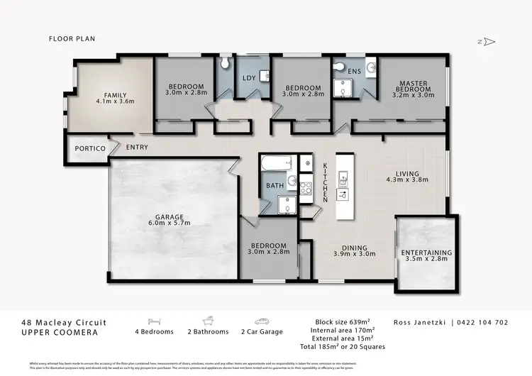 Floorplan of Homely house listing, 48 Macleay Circuit, Upper Coomera QLD 4209