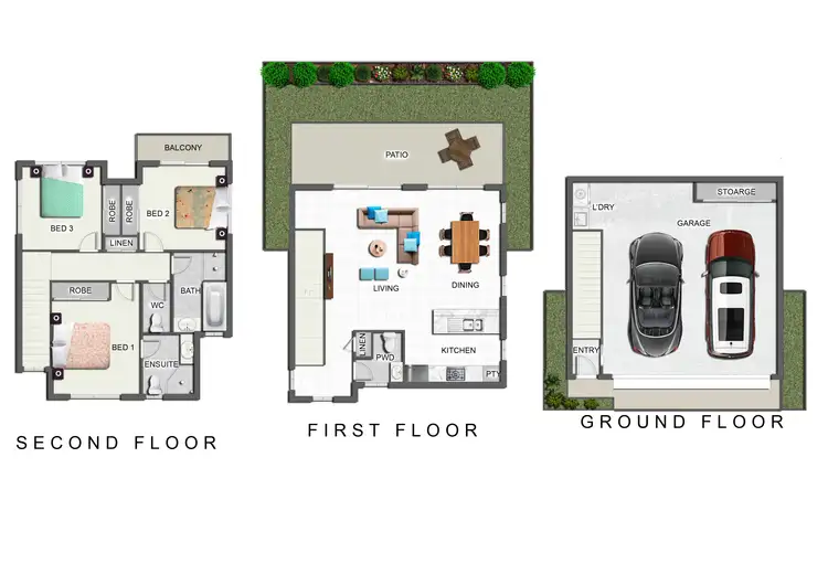 Floorplan of Homely townhouse listing, ID:21163471/27 Bunya Road, Everton Hills QLD 4053