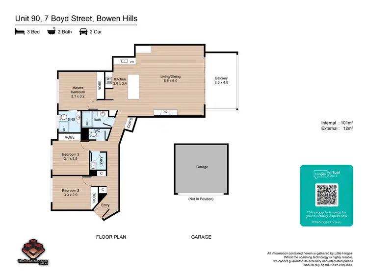 Floorplan of Homely unit listing, ID:21163507/7 Boyd Street, Bowen Hills QLD 4006
