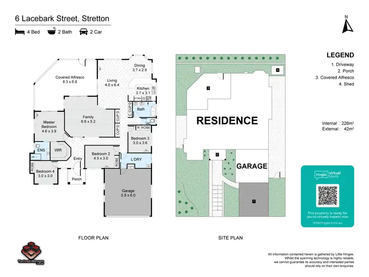 Floorplan of Homely house listing, 6 Lacebark Street, Stretton QLD 4116