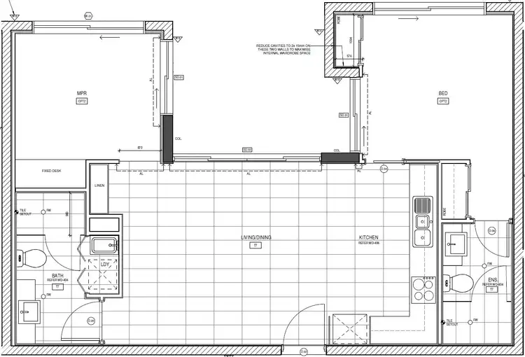Floorplan of Homely unit listing, ID:21163633/9 Hooker Boulevard, Broadbeach Waters QLD 4218