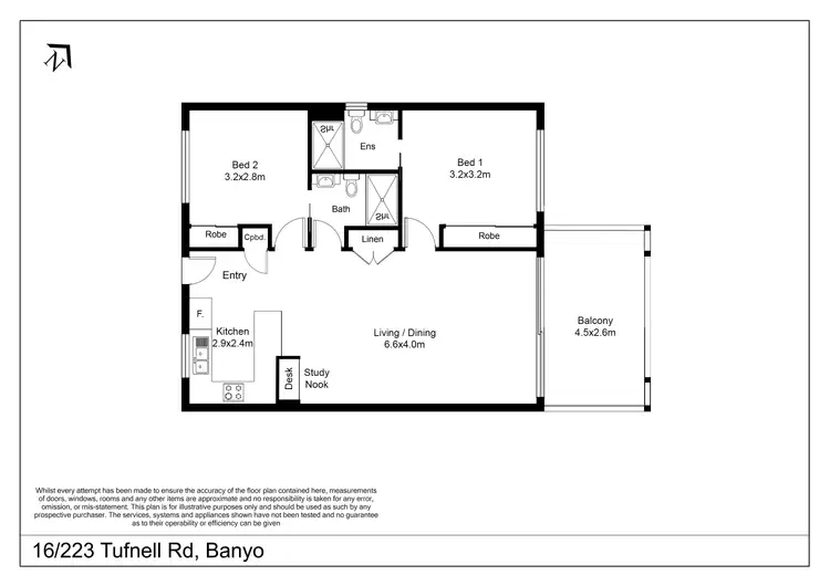 Floorplan of Homely apartment listing, ID:21163941/223 Tufnell Road, Banyo QLD 4014