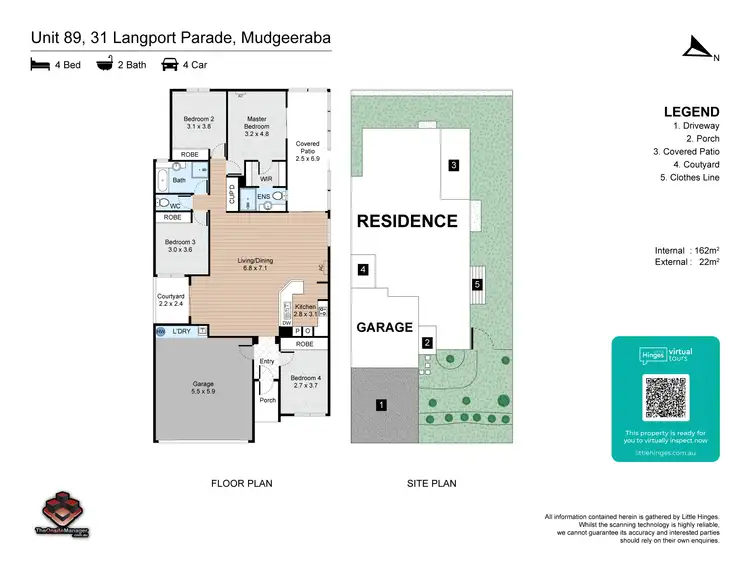 Floorplan of Homely house listing, 89/31 Langport Parade, Mudgeeraba QLD 4213