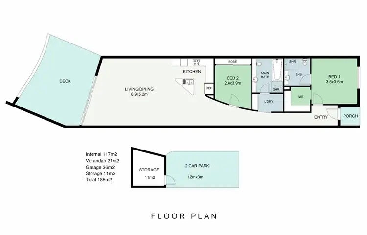 Floorplan of Homely apartment listing, ID:21163481/96-98 Mitchell Street, North Ward QLD 4810