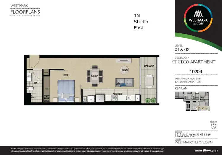 Floorplan of Homely apartment listing, ID:21165017/22 Railway Terrace, Milton QLD 4064