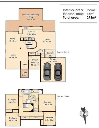 Floorplan of Homely house listing, 16 Palm Street, Kenmore QLD 4069