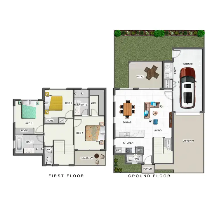 Floorplan of Homely townhouse listing, ID:21154009/27 Bunya Road, Everton Hills QLD 4053