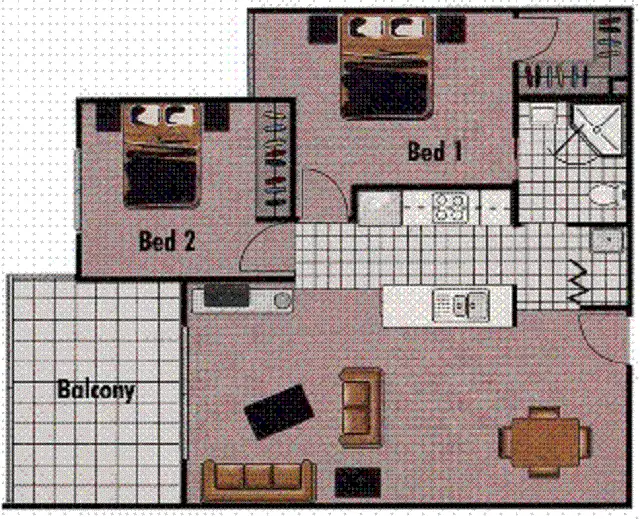 Floorplan of Homely apartment listing, ID:21155680/6 Exford Street, Brisbane City QLD 4000