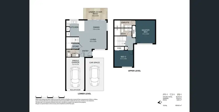 Floorplan of Homely townhouse listing, 07/57 Station Road, Bethania QLD 4205