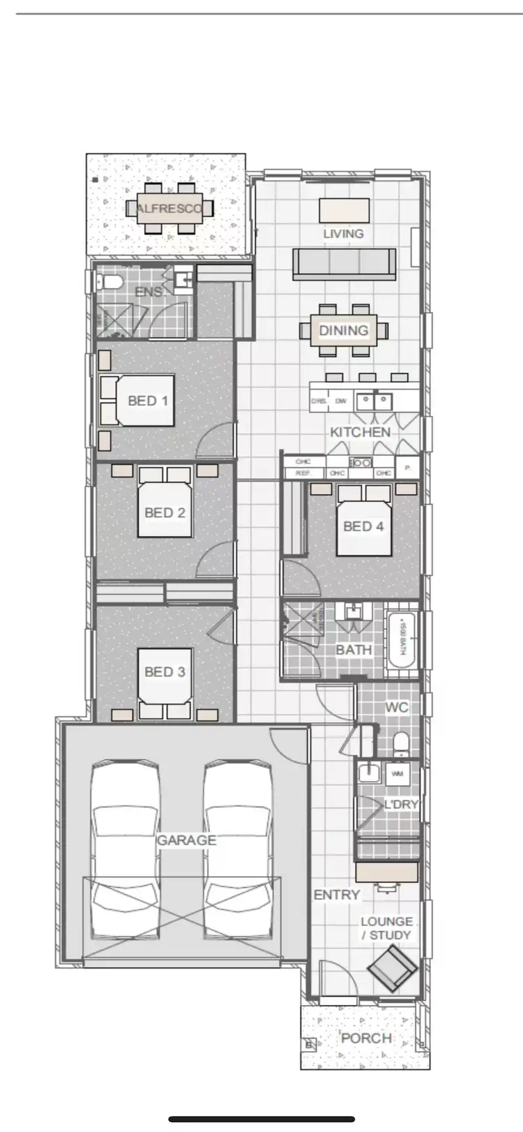 Floorplan of Homely house listing, 34 Barbeth Road, Greenbank QLD 4124