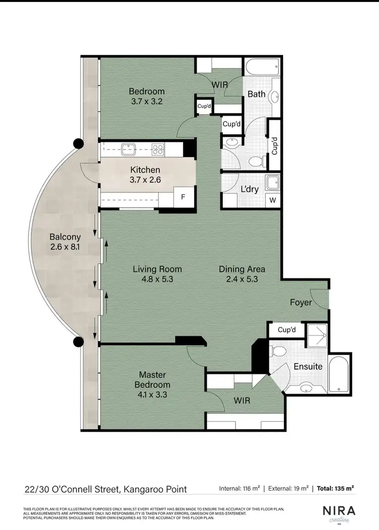 Floorplan of Homely apartment listing, ID:21166203/30 O’Connell Street, Kangaroo Point QLD 4169