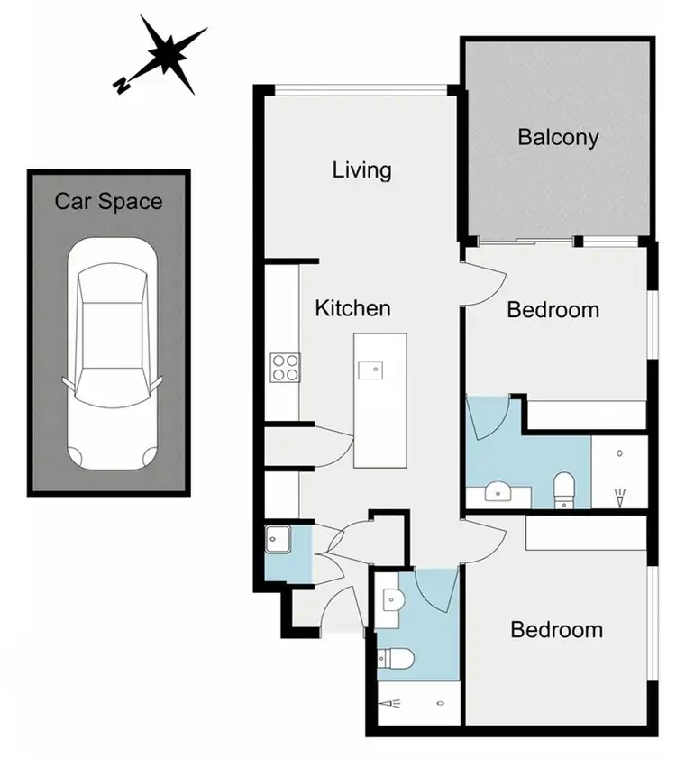 Floorplan of Homely apartment listing, ID:21166378/29 Bank Street, West End QLD 4101
