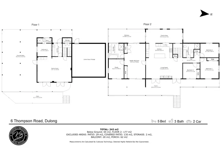 Floorplan of Homely rural property listing, 6 Thompson Road, Dulong QLD 4560
