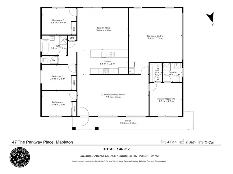 Floorplan of Homely house listing, 47 The Parkway Place, Mapleton QLD 4560