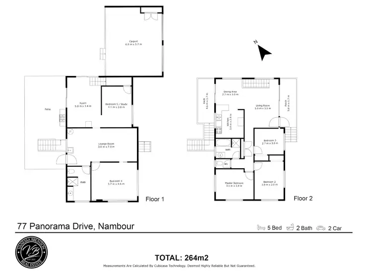 Floorplan of Homely house listing, 77 Panorama Drive, Nambour QLD 4560