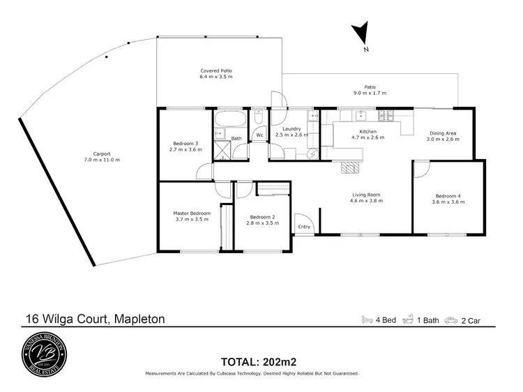 Floorplan of Homely house listing, 16 Wilga Court, Mapleton QLD 4560