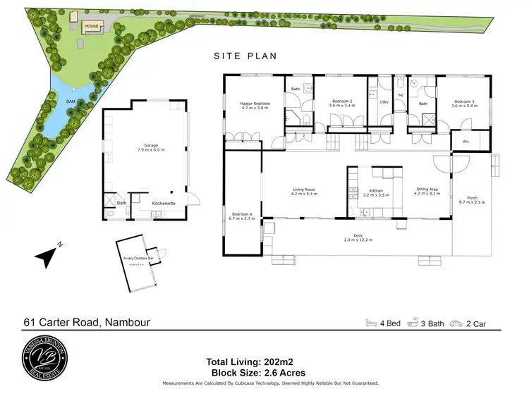 Floorplan of Homely house listing, 61 Carter Road, Nambour QLD 4560