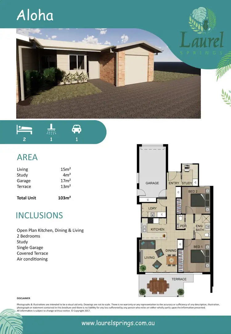 Floorplan of Homely retirement listing, unit 43/18 Doolan Street, Nambour QLD 4560
