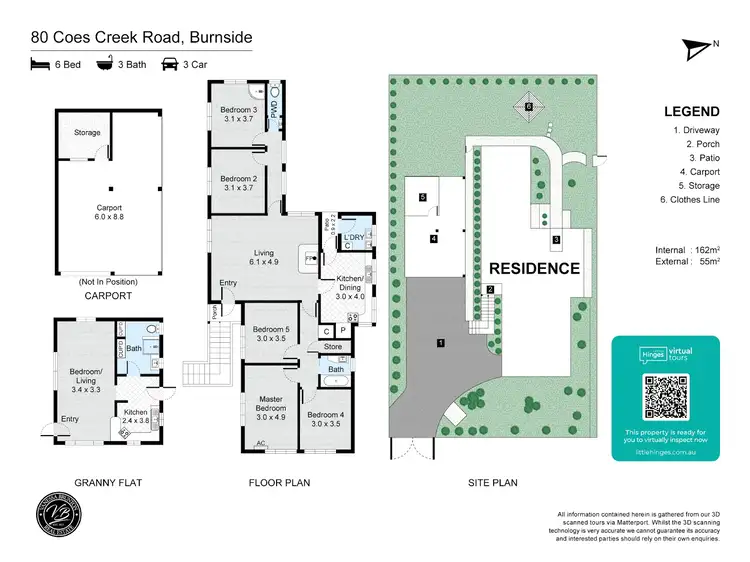 Floorplan of Homely house listing, 80 Coes Creek Road, Burnside QLD 4560