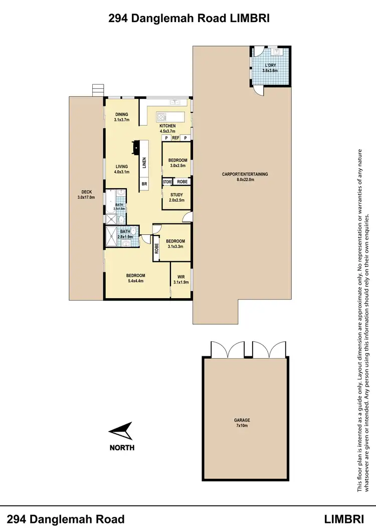 Floorplan of Homely rural property listing, "Yarabee" 294 Danglemah Road, Limbri NSW 2352