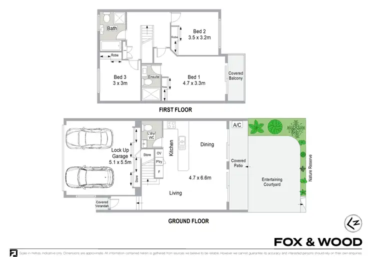 Floorplan of Homely townhouse listing, 2/42-48 Ninth Avenue, Jannali NSW 2226