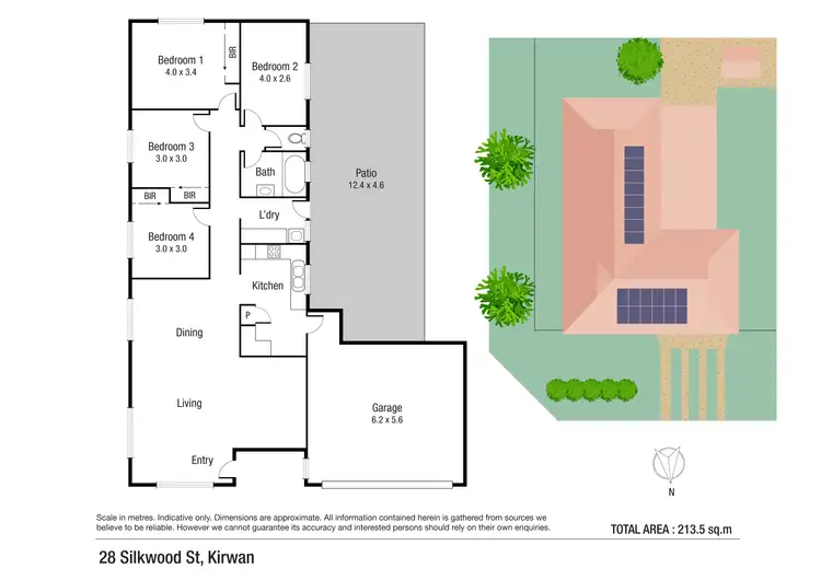 Floorplan of Homely house listing, 28 Silkwood Street, Kirwan QLD 4817