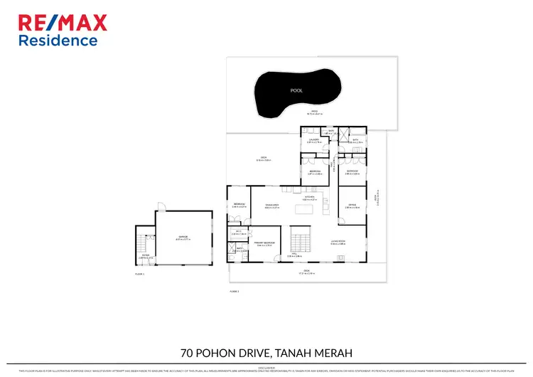 Floorplan of Homely house listing, 70 Pohon Drive, Tanah Merah QLD 4128