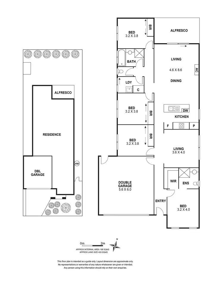 Floorplan of Homely house listing, 21 Fleuve Rise, Clyde North VIC 3978