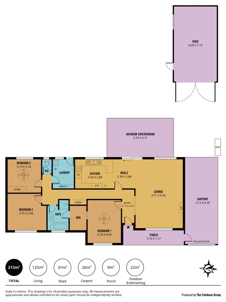 Floorplan of Homely house listing, 8 Evelyn Sturt Drive, Willunga SA 5172