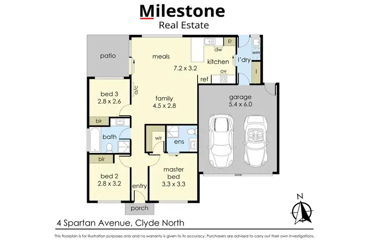 Floorplan of Homely house listing, 4 Spartan avenue, Clyde North VIC 3978