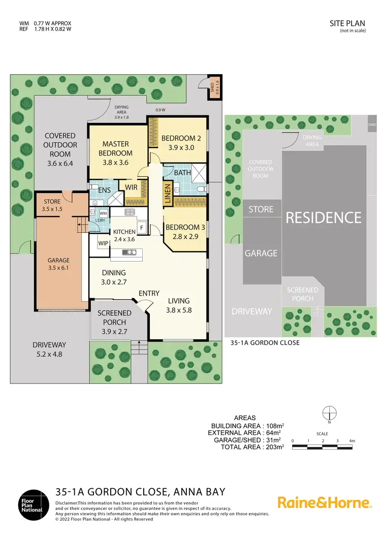 Floorplan of Homely villa listing, 35/1a Gordon Close, Anna Bay NSW 2316