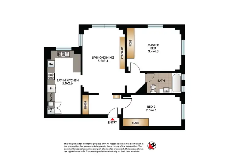 Floorplan of Homely apartment listing, 3/7 Bellevue Park Road, Bellevue Hill NSW 2023