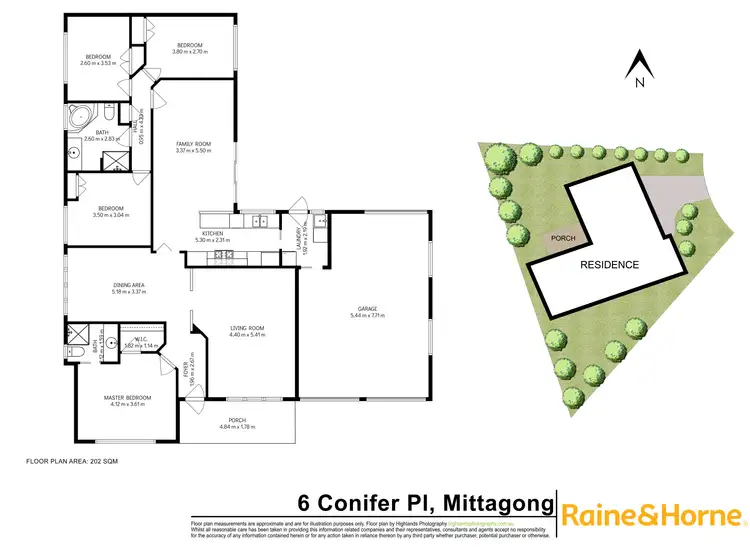 Floorplan of Homely house listing, 6 Conifer Place, Mittagong NSW 2575